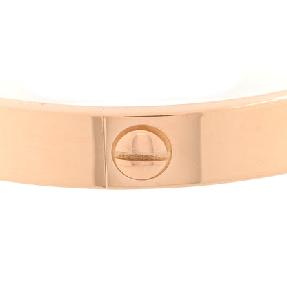Cartier 18K Pink Gold 4 Diamond LOVE Bracelet 18 4 of 5