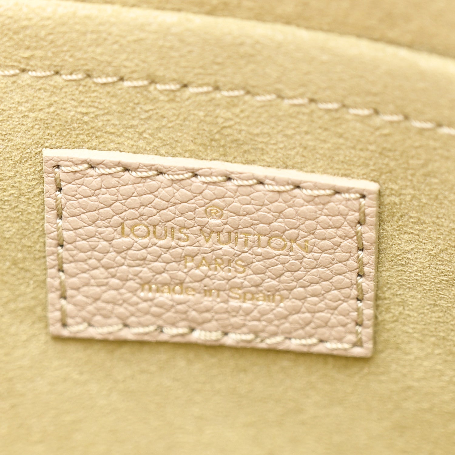 Louis Vuitton Empreinte Monogram Giant Multi Pochette Accessories Khaki Creme 7 of 10