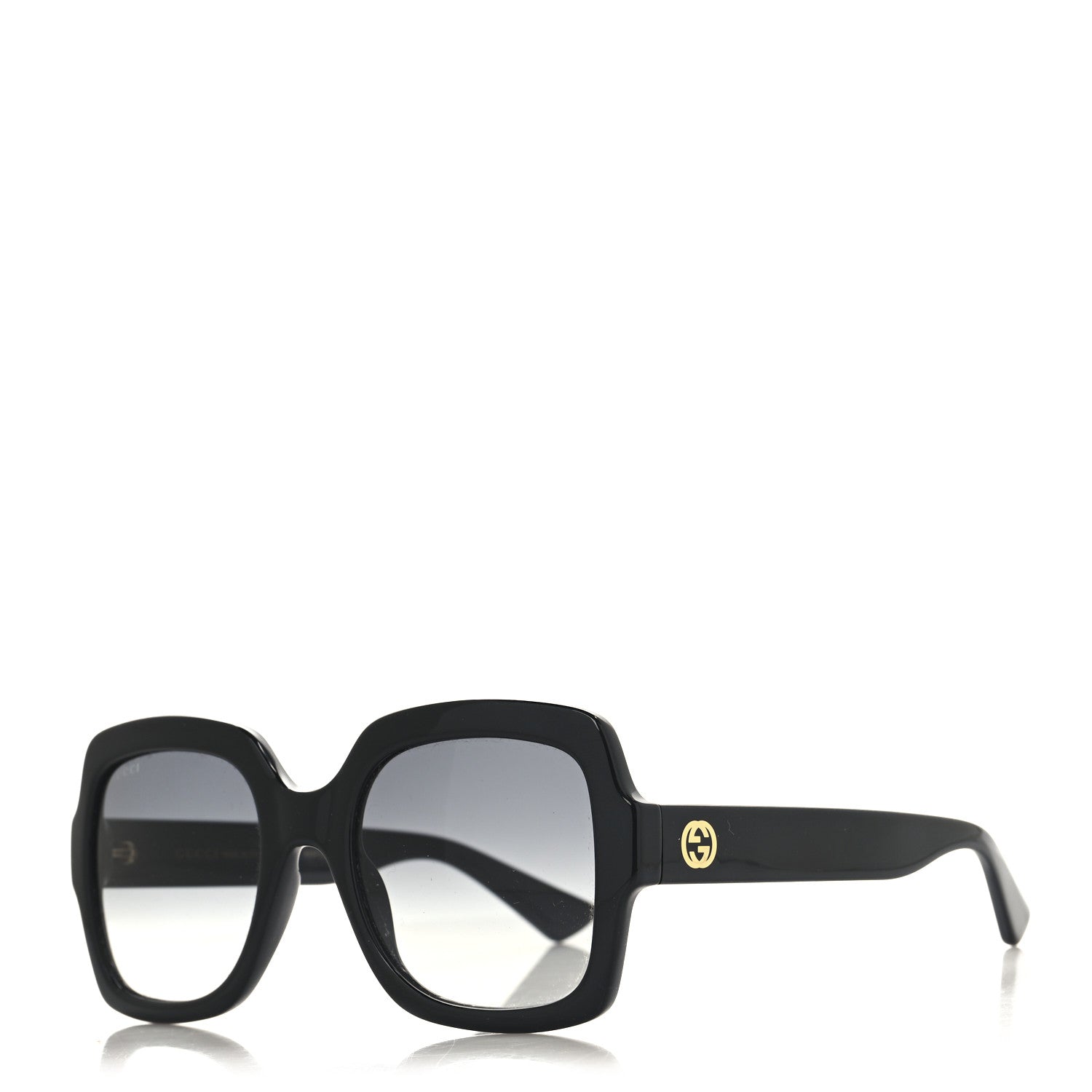Gucci Acetate Square Frame Sunglasses GG1337S Black 1 of 7