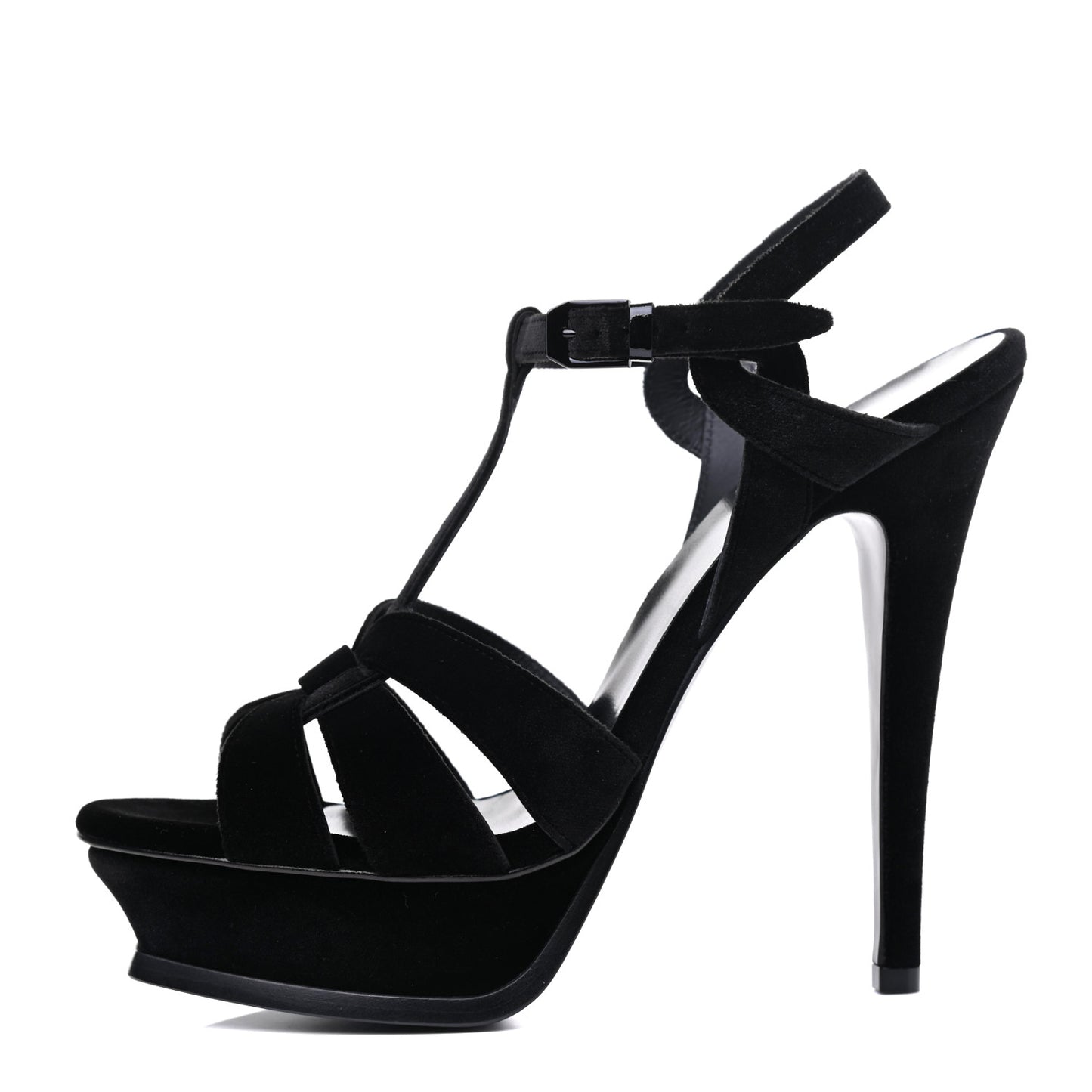 Velvet Tribute 105 Platform Sandals 40 Black