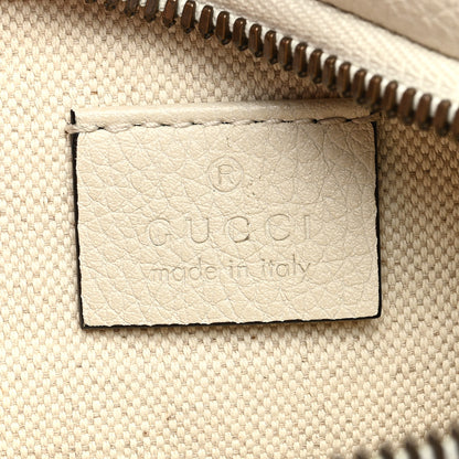 Gucci Grained Calfskin Small Logo Belt Bag White 6 of 9