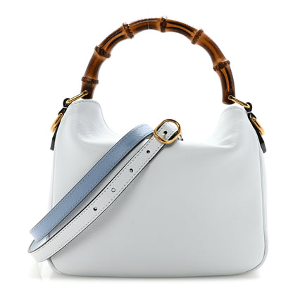 Gucci Softy Wonka Textured Dollar Calfskin Small Diana Shoulder Bag Pale Blue 1 of 9