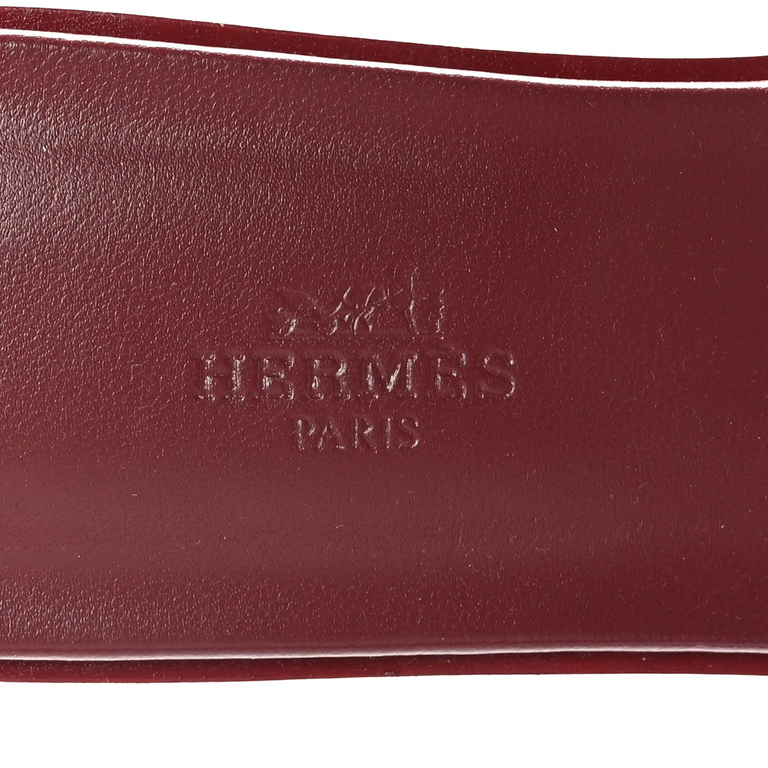 Hermes Epsom Oran Sandals 39 Rouge H 7 of 8