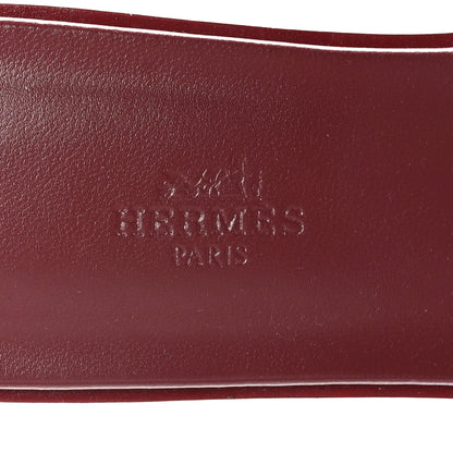 Hermes Epsom Oran Sandals 39 Rouge H 7 of 8
