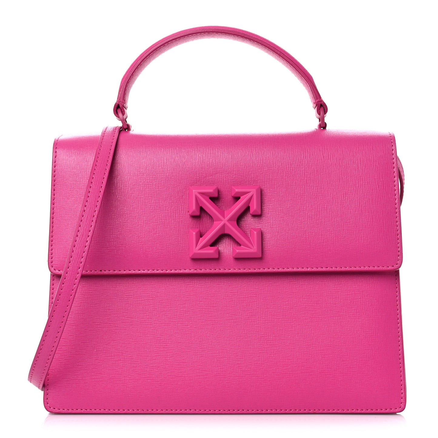 Calfskin Jitney Bag Fuchsia