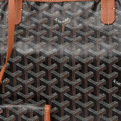 Goyard Goyardine Saint Louis PM Black Gold 9 of 11