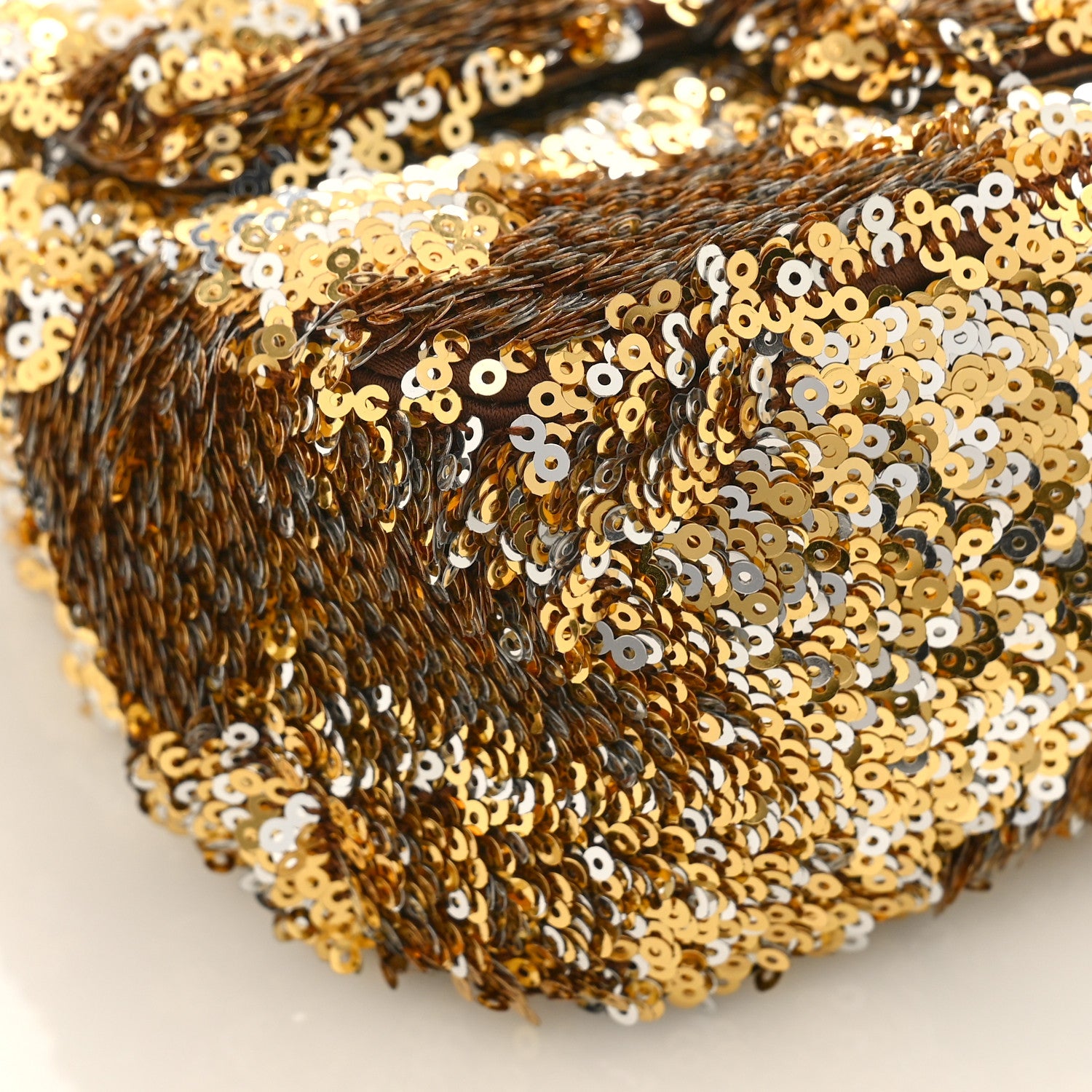 Chanel Sequin Mini Rectangular Flap Gold 8 of 9