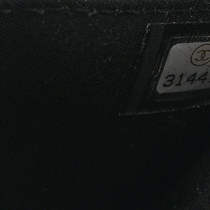 Chanel Caviar Quilted Boy Card Holder On Chain Black 8 of 11
