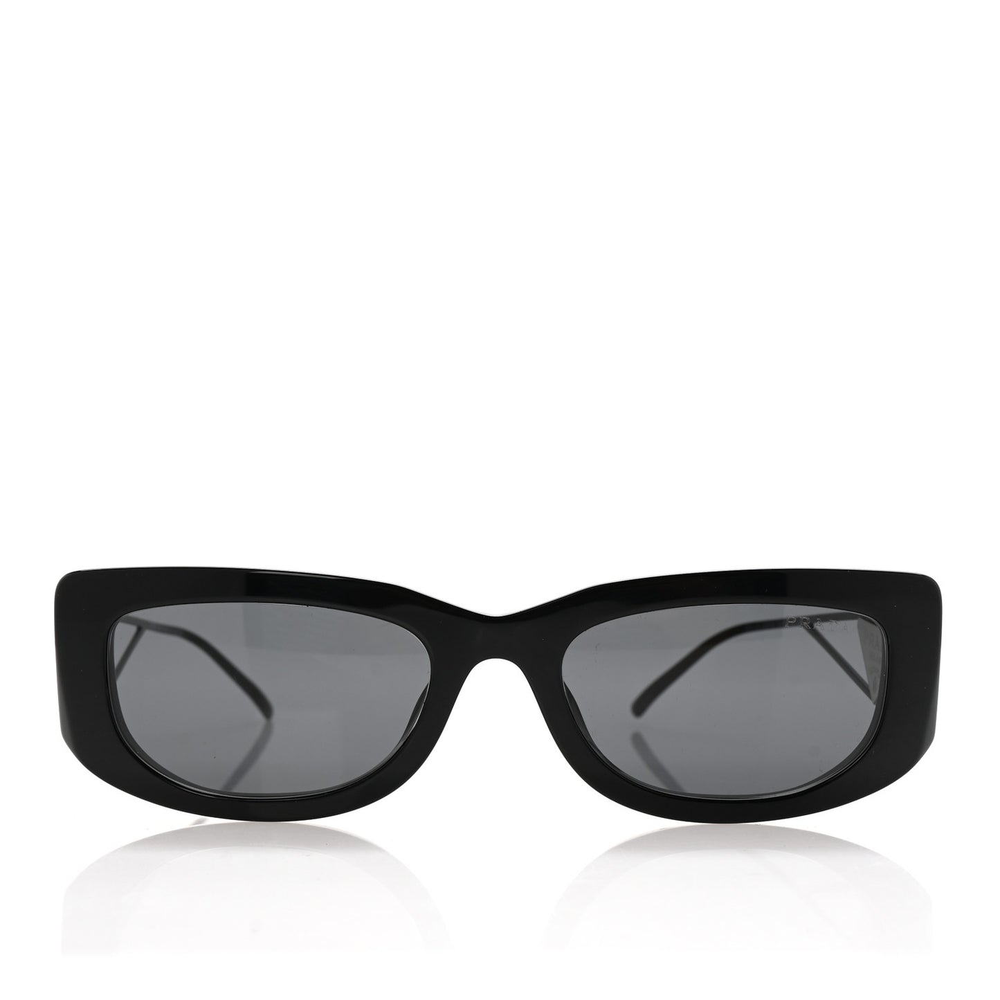 Acetate Sunglasses SPR 14Y Black Slate Gray