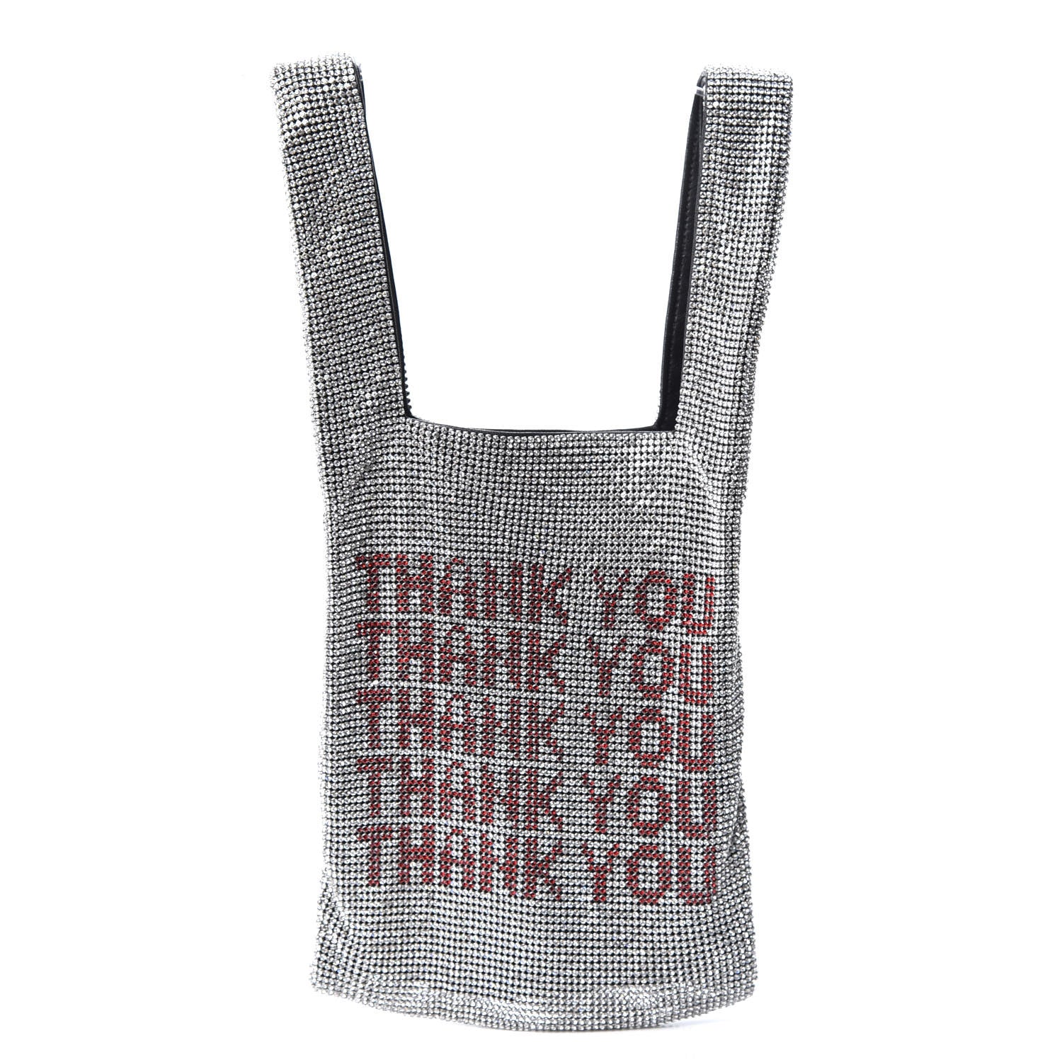 Alexander Wang Crystal Wanglock Mini Shopper Silver 1 of 8