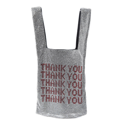 Alexander Wang Crystal Wanglock Mini Shopper Silver 1 of 8
