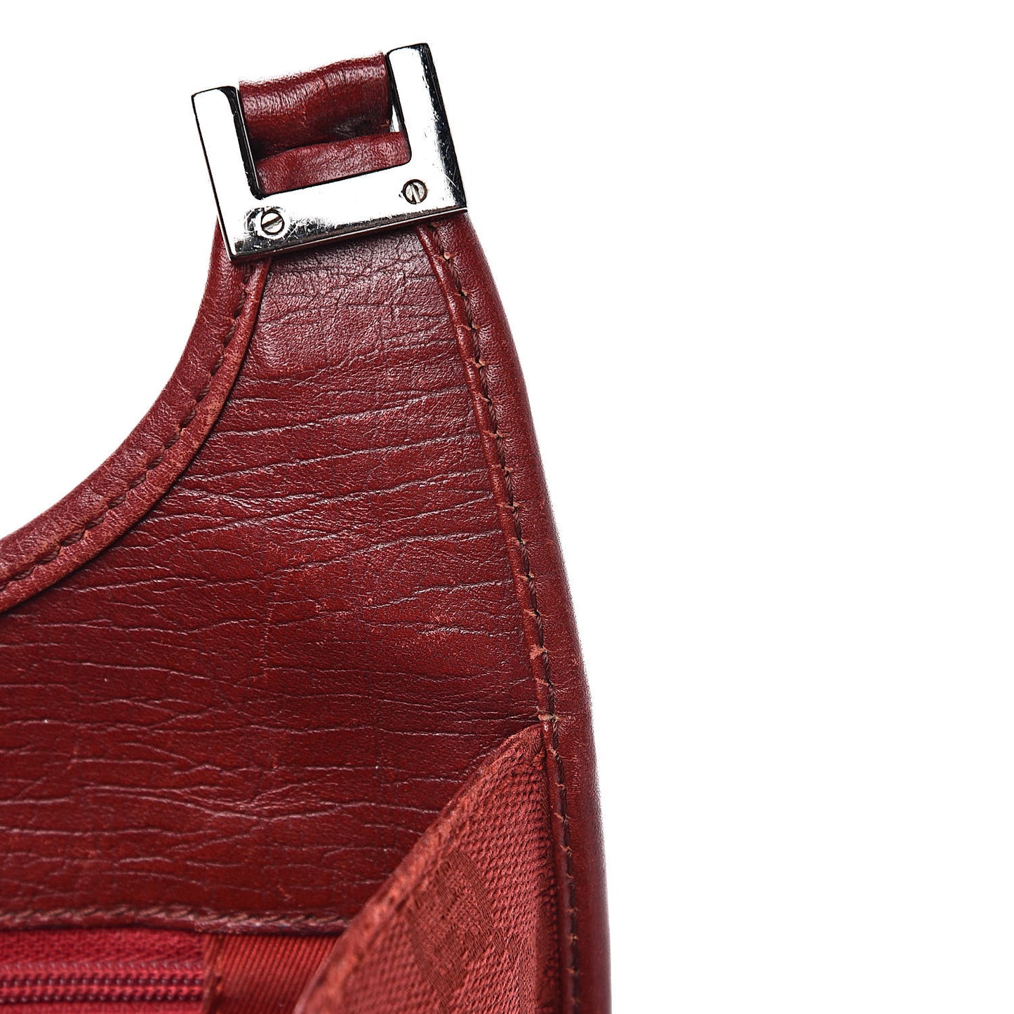 Monogram Small Bardot Bag Red