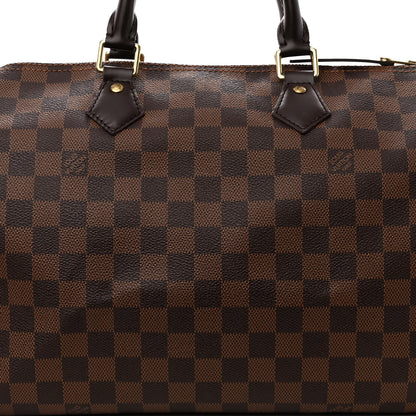 Louis Vuitton Damier Ebene Speedy 30 7 of 12