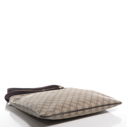 Gucci GG Plus Monogram Large Flat Messenger Bag Beige Brown 4 of 7