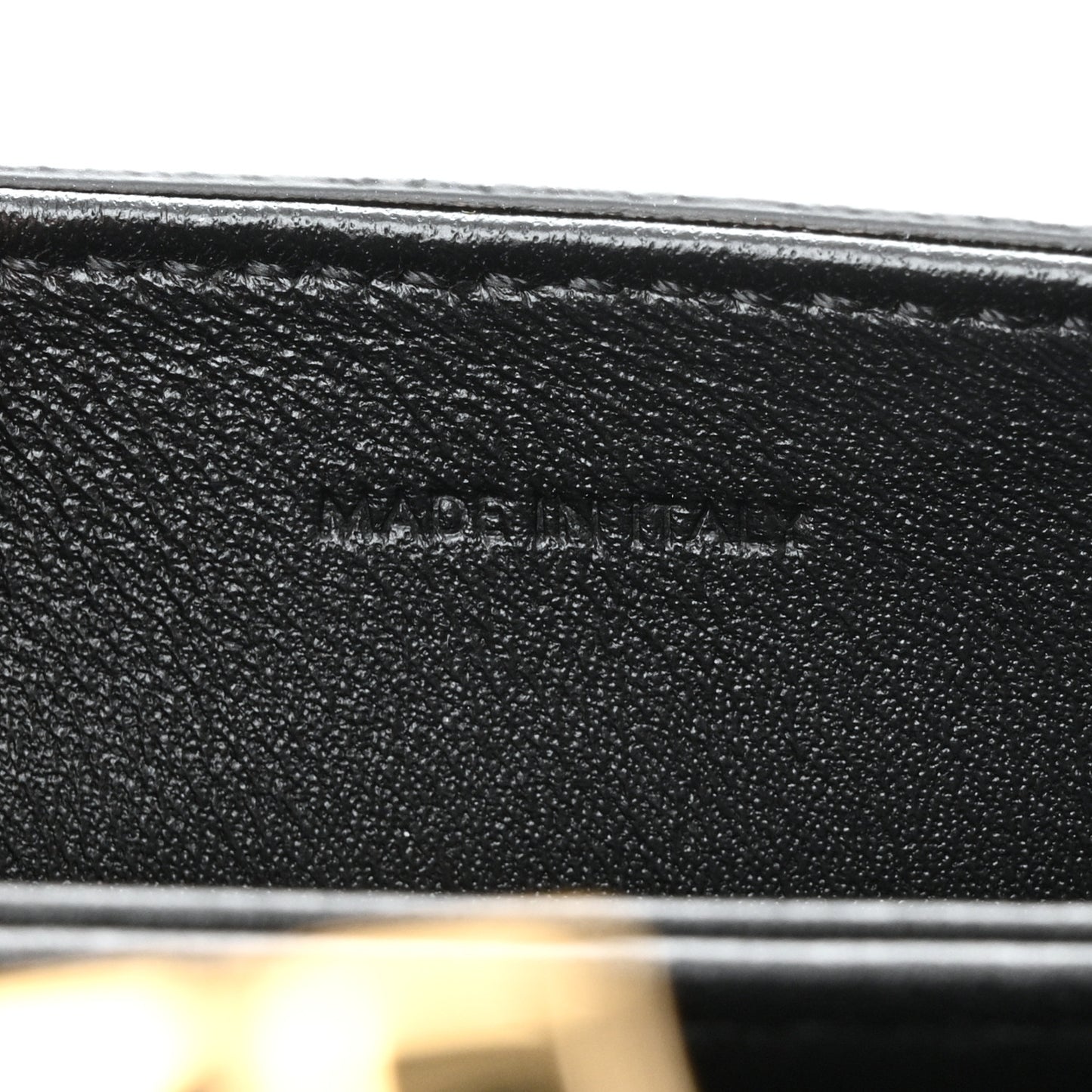 Shiny Calfskin Teen Triomphe Black