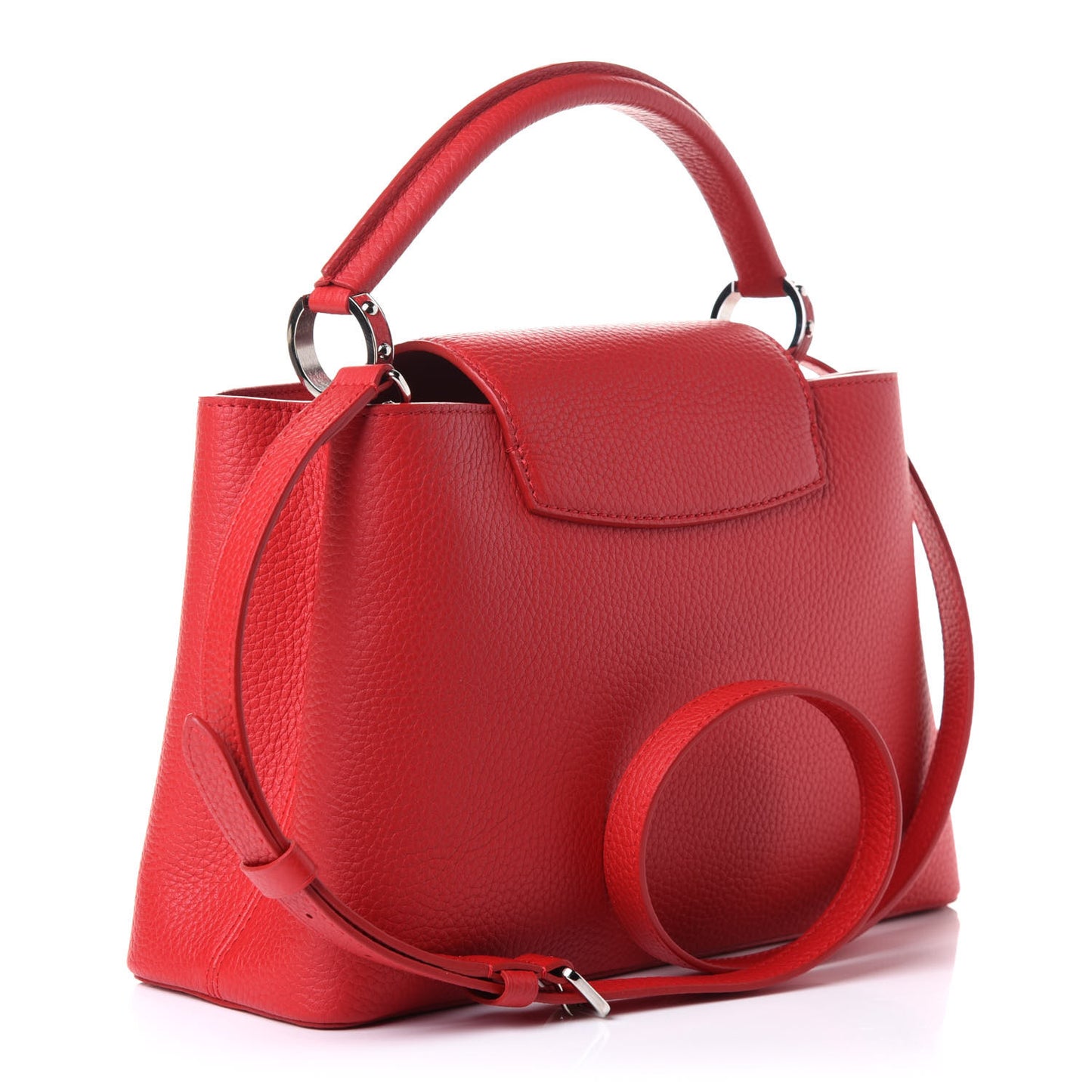 Taurillon Capucines PM Rubis