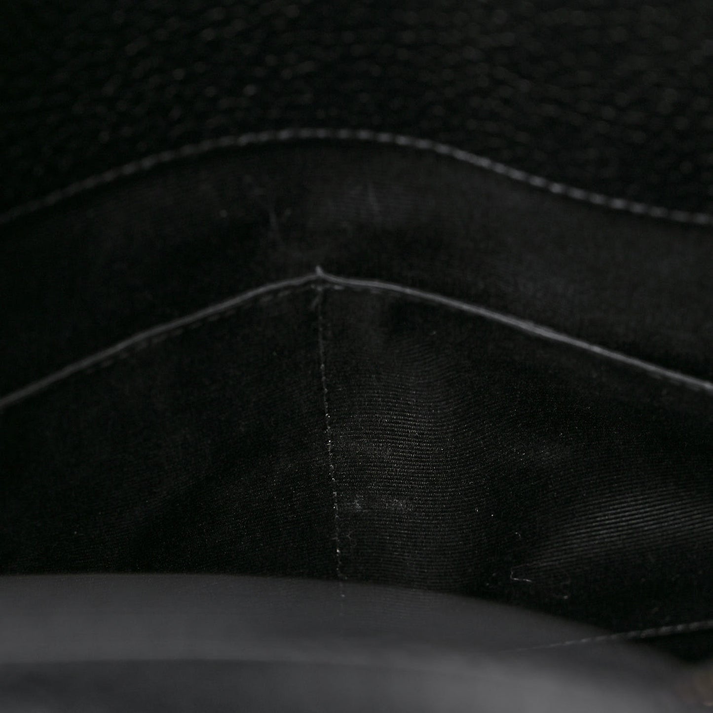 Grained Calfskin Small Sac De Jour Black