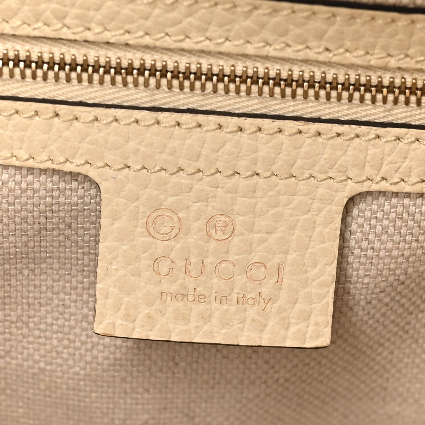 Dollar Calfskin Medium Soho Top Handle Satchel Ivoire