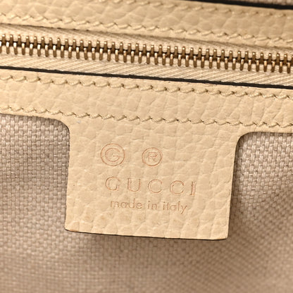 Gucci Dollar Calfskin Medium Soho Top Handle Satchel Ivoire 6 of 10