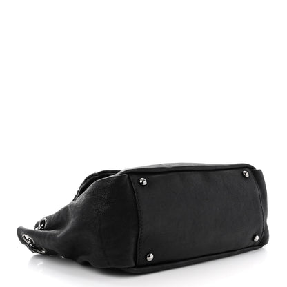 Chanel Calfskin Diamond Stitch Accordion Flap Black 4 of 13