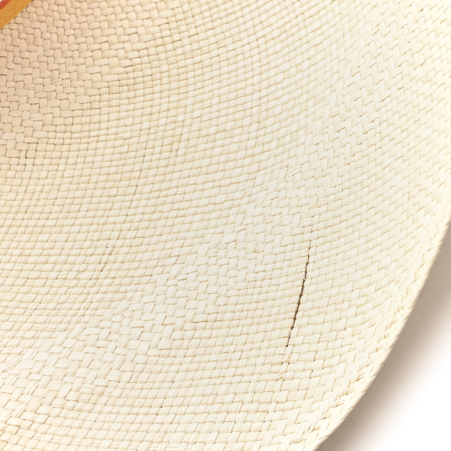 Hermes Straw Arizona Panama Brisa Hat 57 Naturel Orange 11 of 12