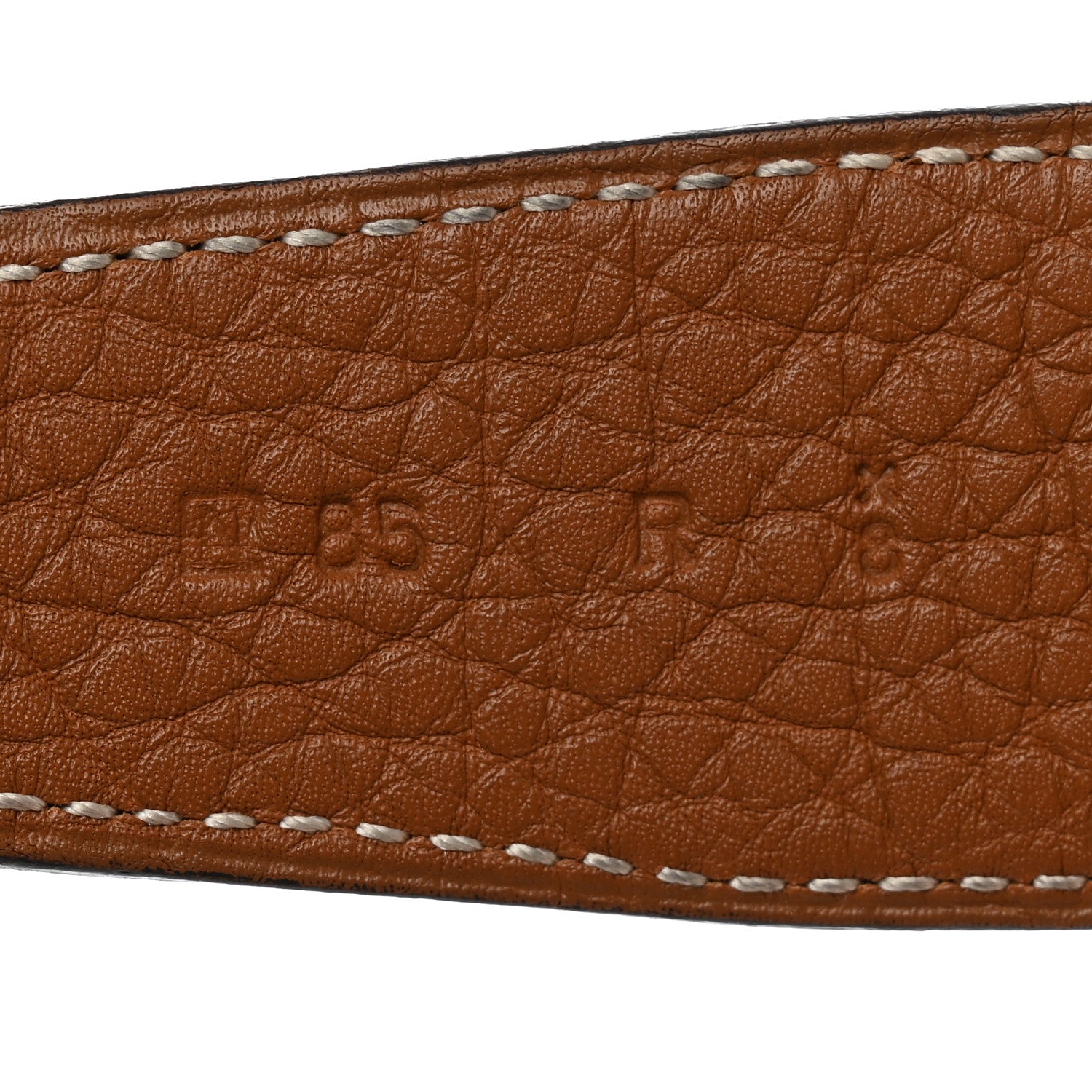 Hermes Box Togo 32mm H Belt 85 34 Black Gold 4 of 8