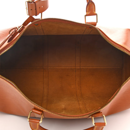 Louis Vuitton Epi Keepall 50 Cipango 5 of 18