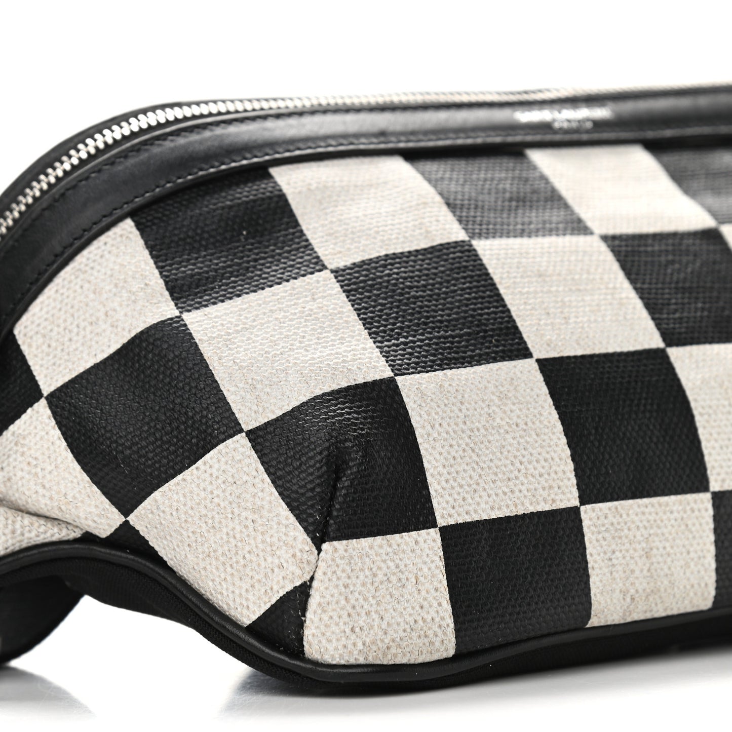 Canvas Classic Belt Bag Black White