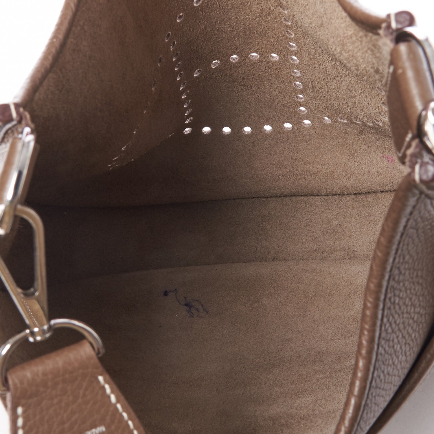 Hermes Taurillon Clemence Evelyne III PM Etoupe 6 of 10