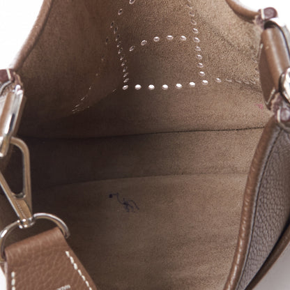 Hermes Taurillon Clemence Evelyne III PM Etoupe 6 of 10