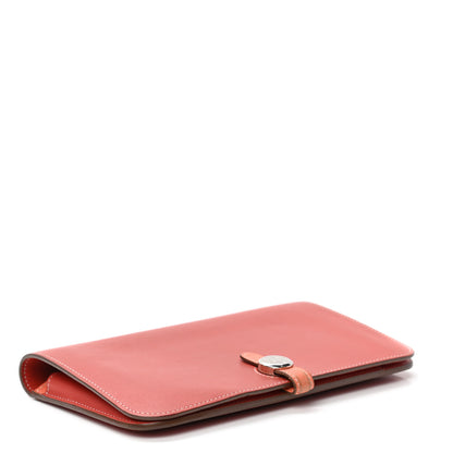 Hermes Swift Dogon Duo Wallet Sanguine Crevette 4 of 11
