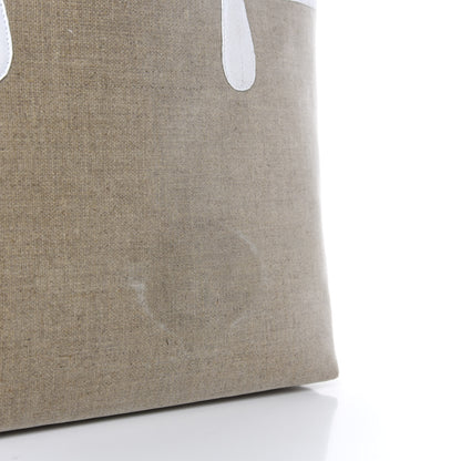 Nancy Gonzalez Linen Crocodile Erica Shopper Tote White 10 of 10