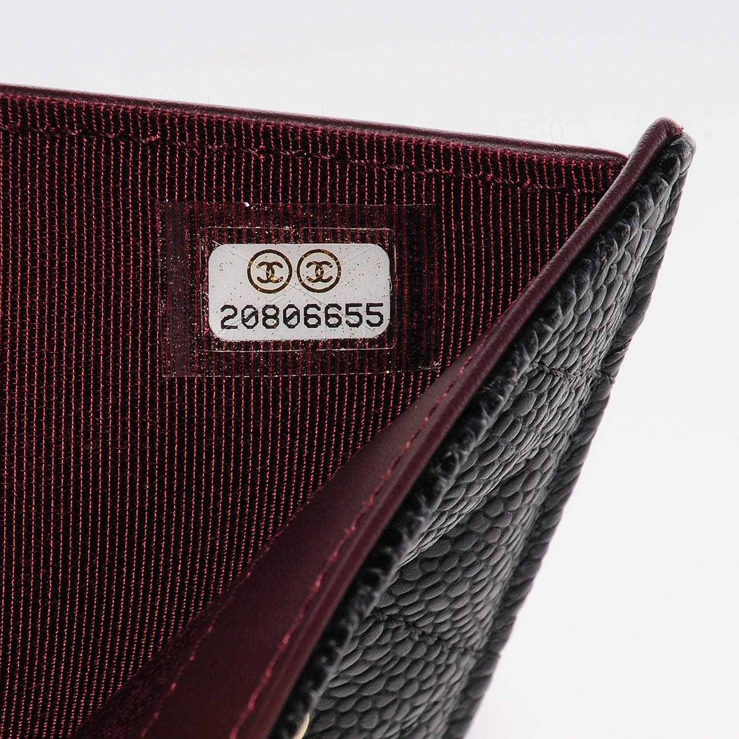 Chanel Caviar Quilted Compact Flap Wallet Black 8 of 9