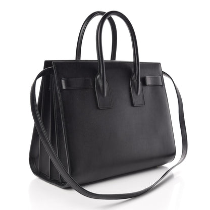 Saint Laurent Calfskin Small Sac De Jour Black 3 of 12