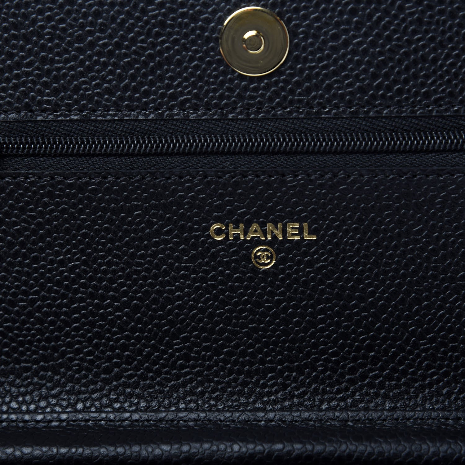 Chanel Caviar Quilted Wallet On Chain WOC Black 8 of 12