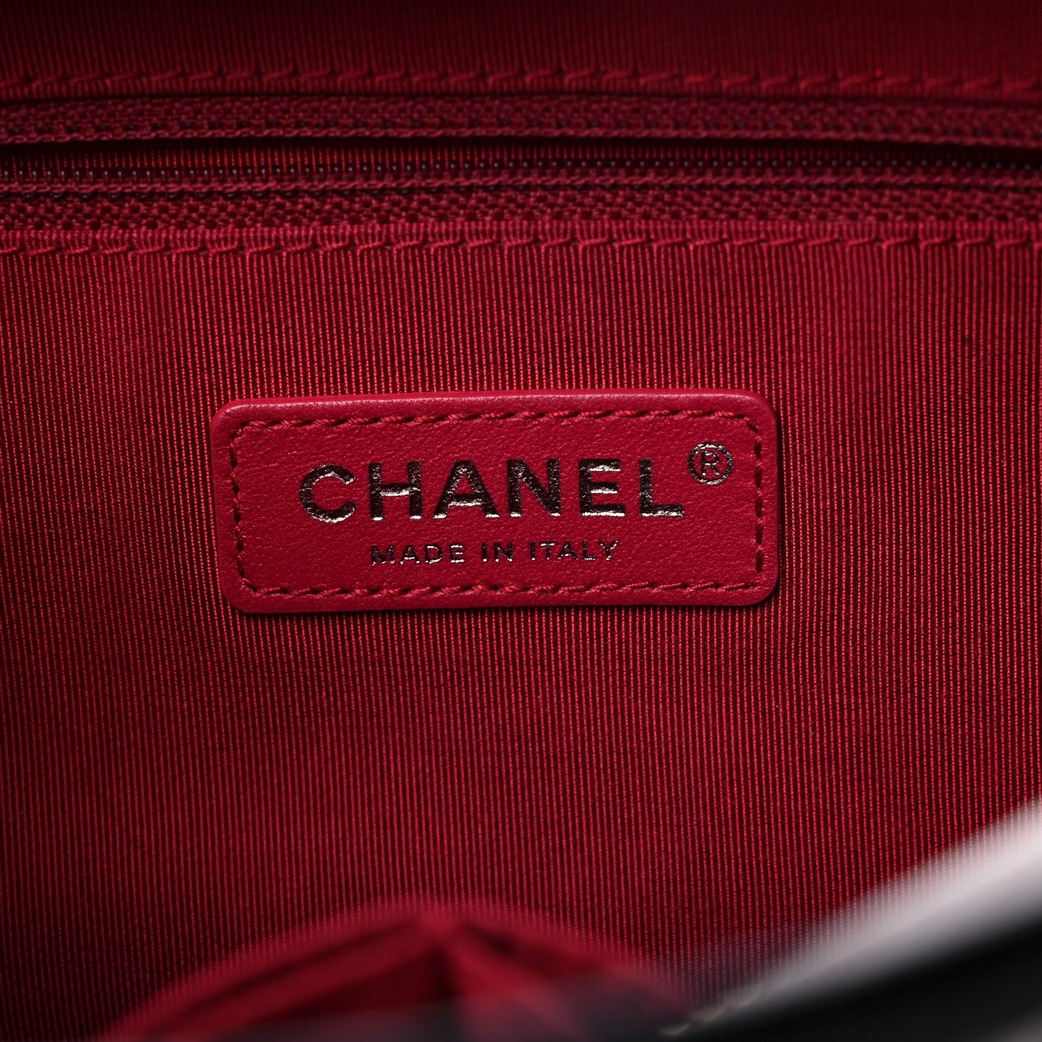 Chanel Aged Calfskin Quilted Medium Gabrielle Hobo Black White 5 of 11