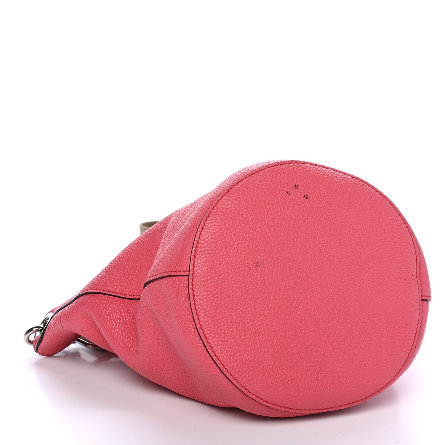Vitello Daino Bucket Bag Peonia