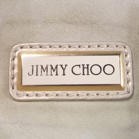 Jimmy Choo Leather Suede Malindi Bag 6 of 7