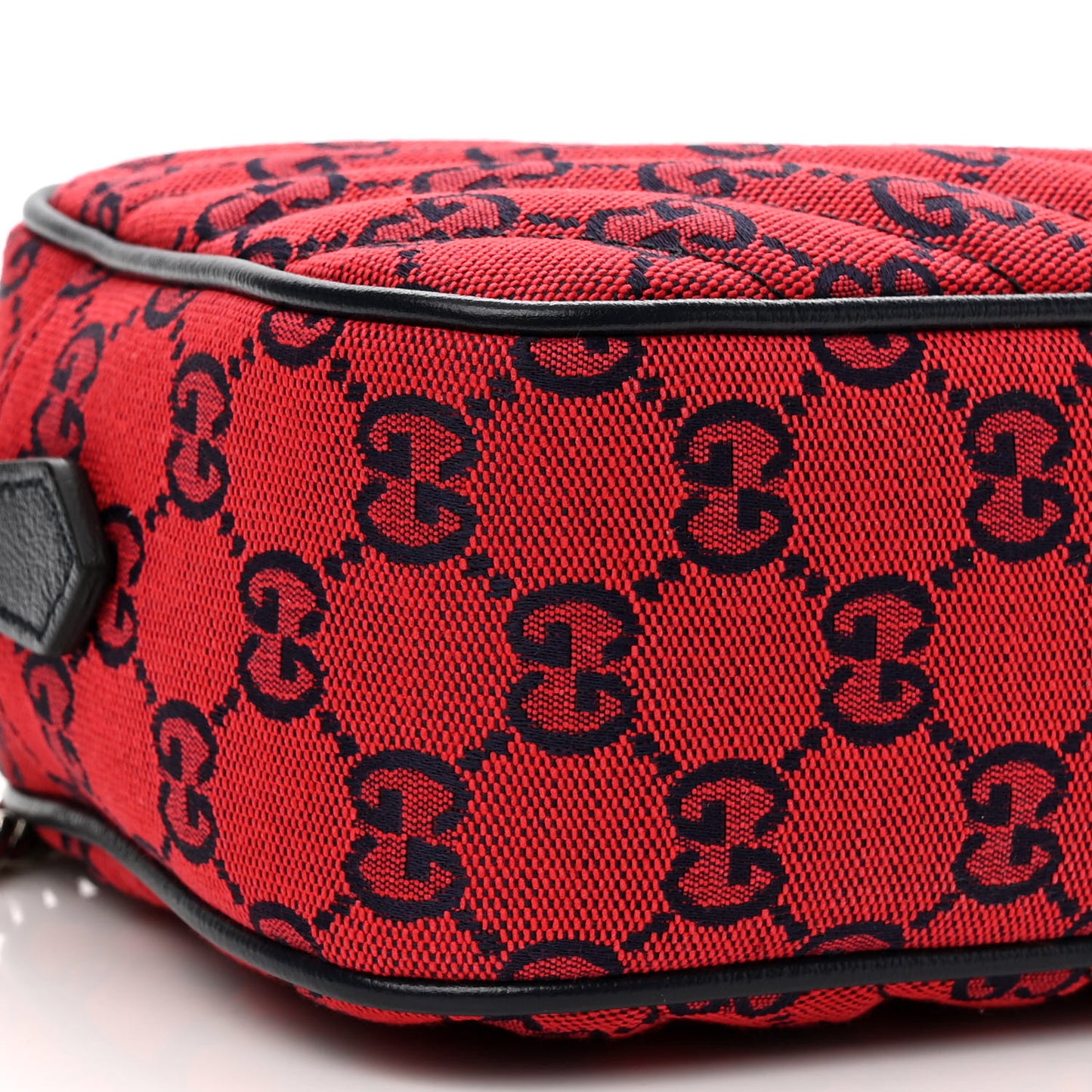 Monogram Multicolor Matelasse Diagonal Small GG Marmont Chain Shoulder Bag Red Blue