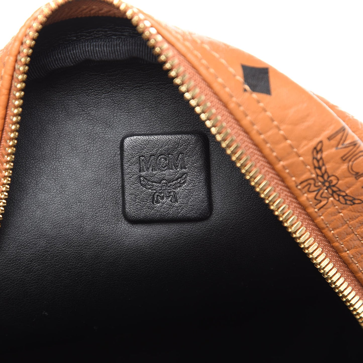 Visetos Small Side Stud Stark Backpack Cognac