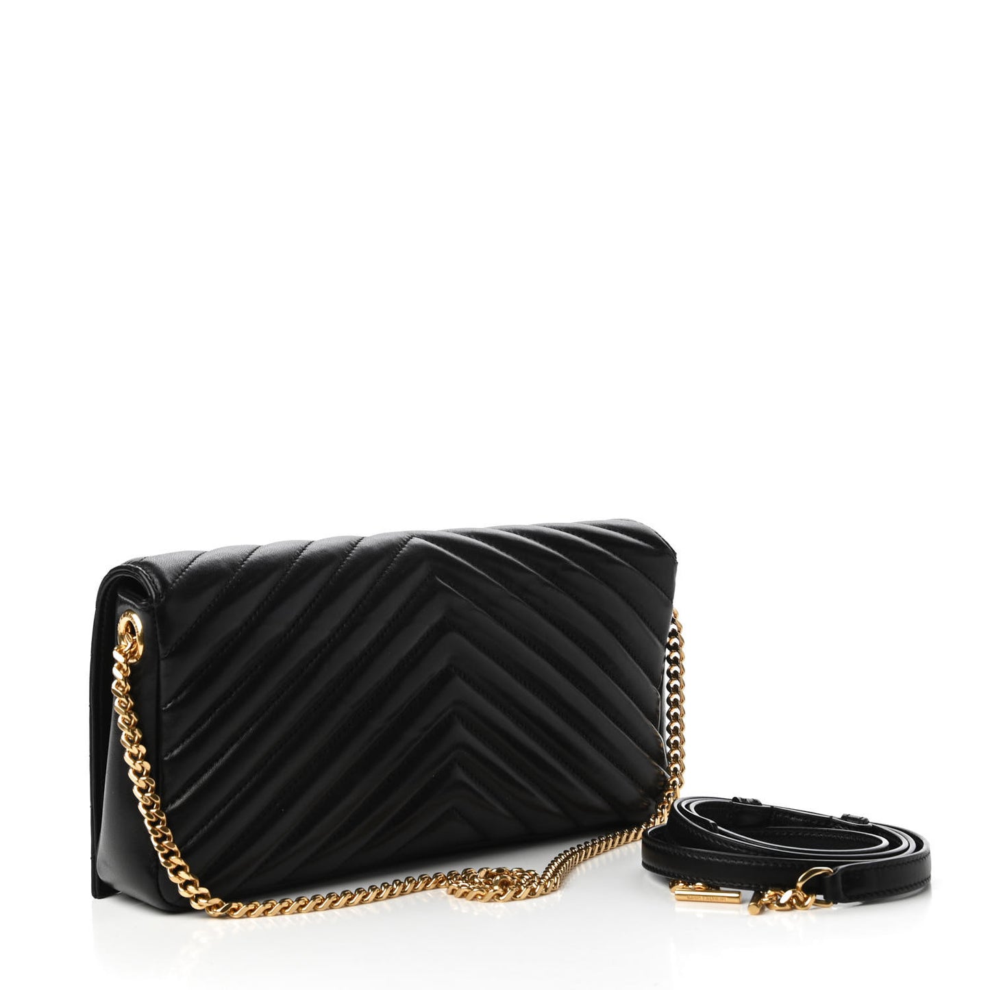 Lambskin Matelasse Monogram Kate 99 Black