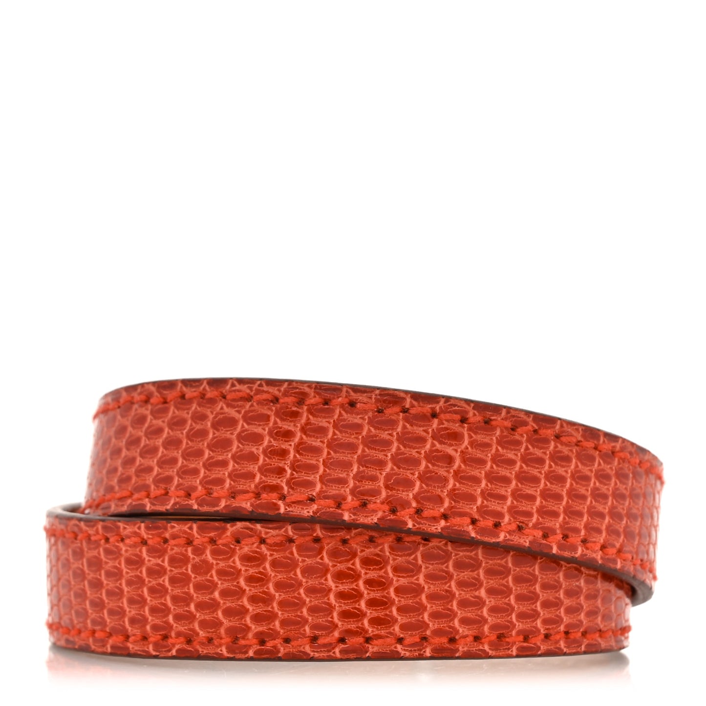Lizard Kelly Double Tour Bracelet T2 Orange Poppy
