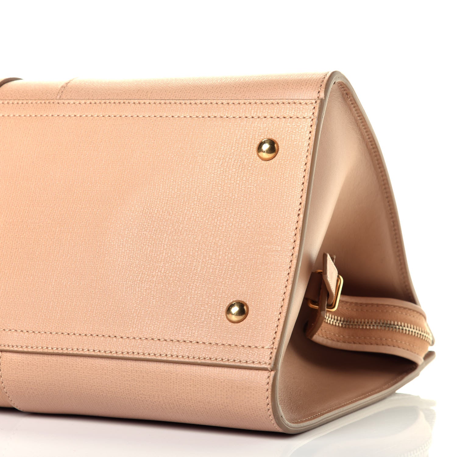 Saint Laurent Textured Calfskin Medium Cabas ChYc Beige 9 of 9