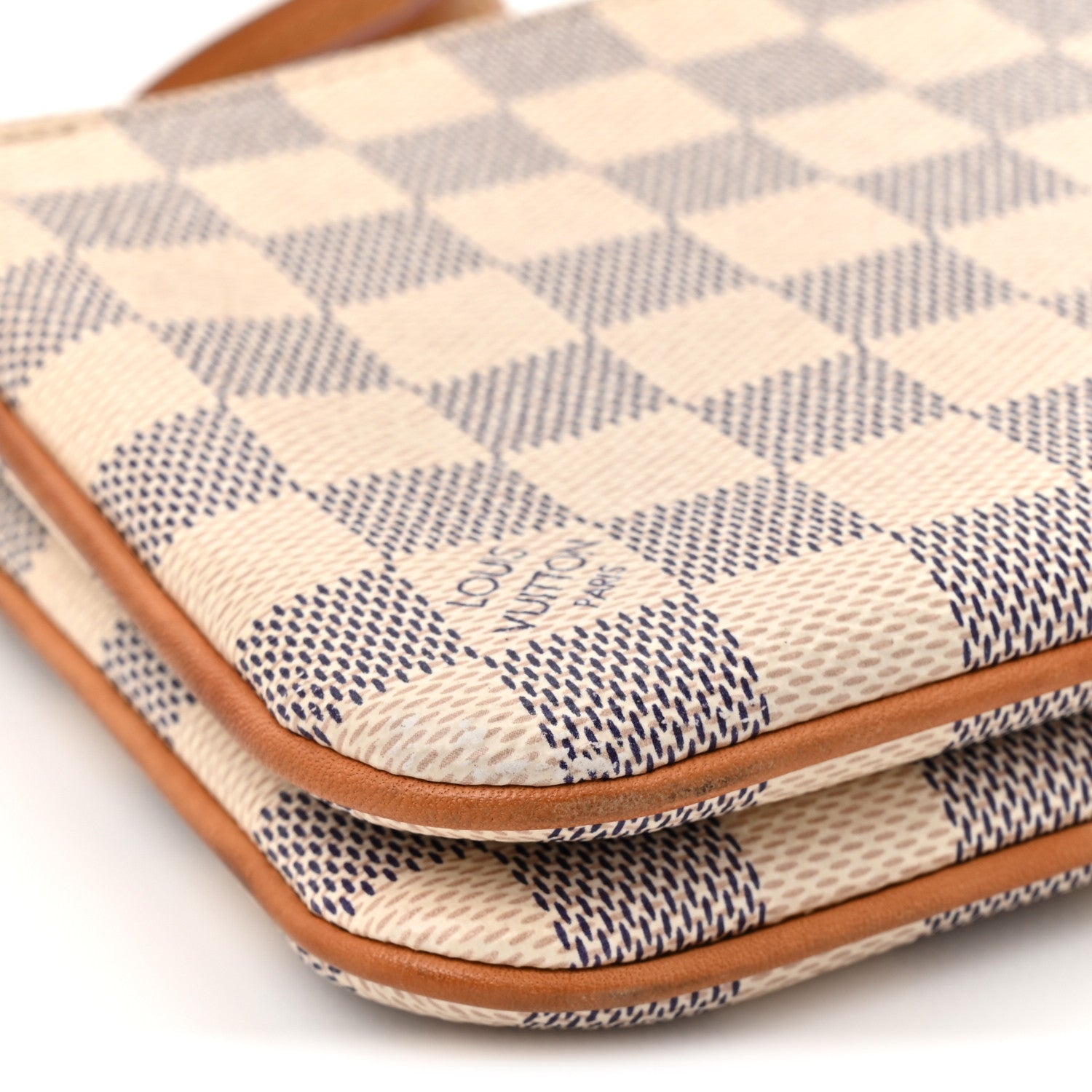 Louis Vuitton Damier Azur Double Zip Pochette 11 of 15