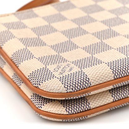 Louis Vuitton Damier Azur Double Zip Pochette 11 of 15