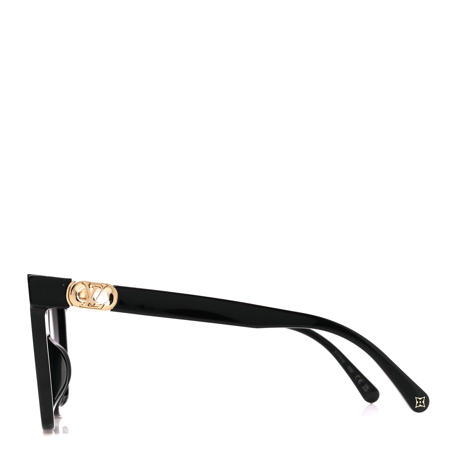Louis Vuitton LV Mini Link Square Sunglasses Z1725E Black 3 of 9