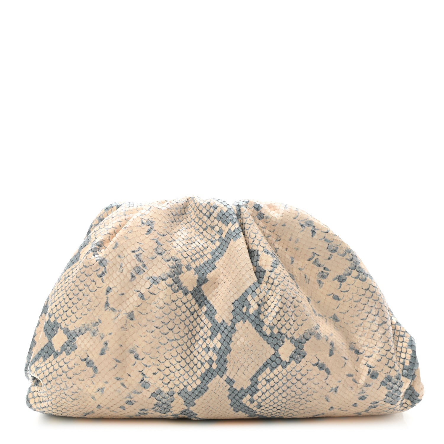 Bottega Veneta Goatskin Python Embossed Teen Pouch Cantaloupe 1 of 9