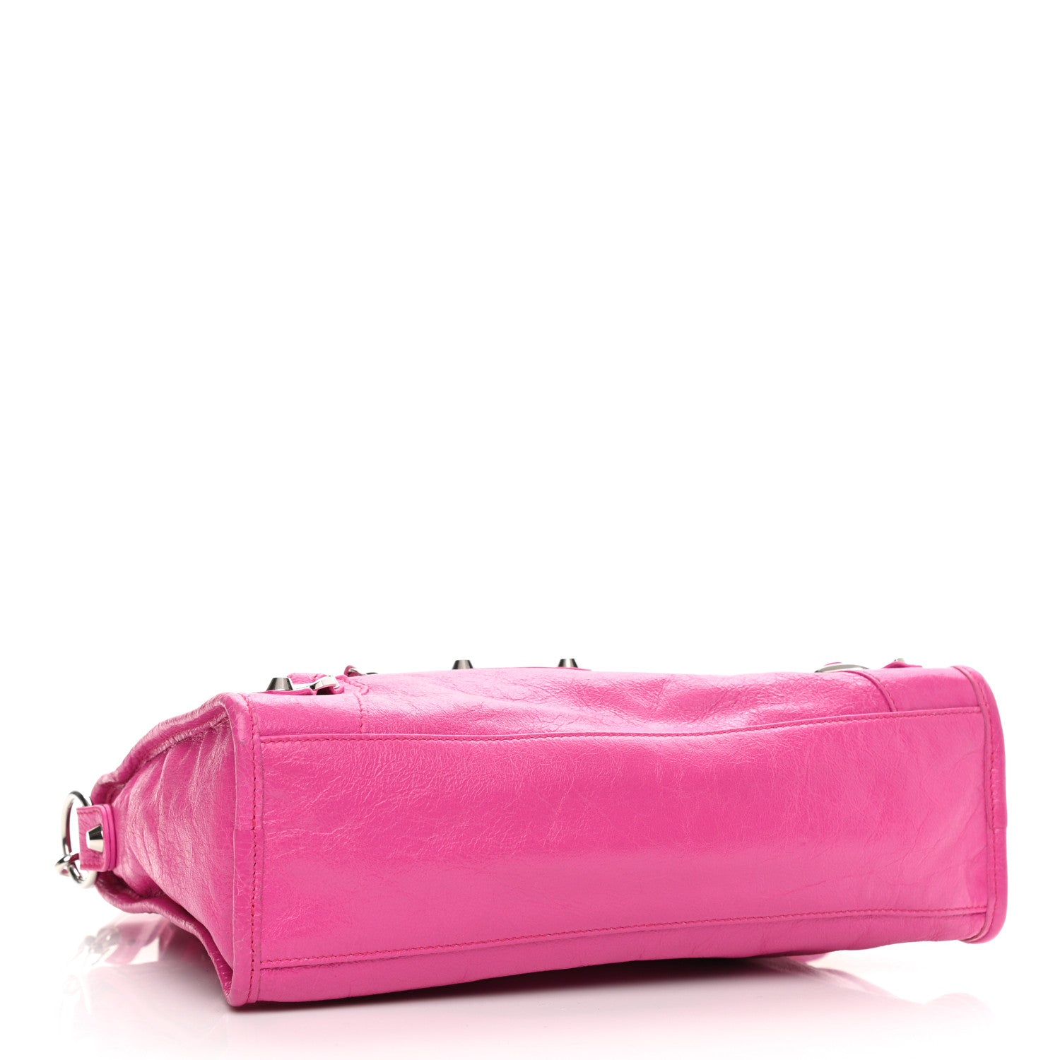 Balenciaga Agneau Classic Silver Hardware S City Fuchsia 3 of 8