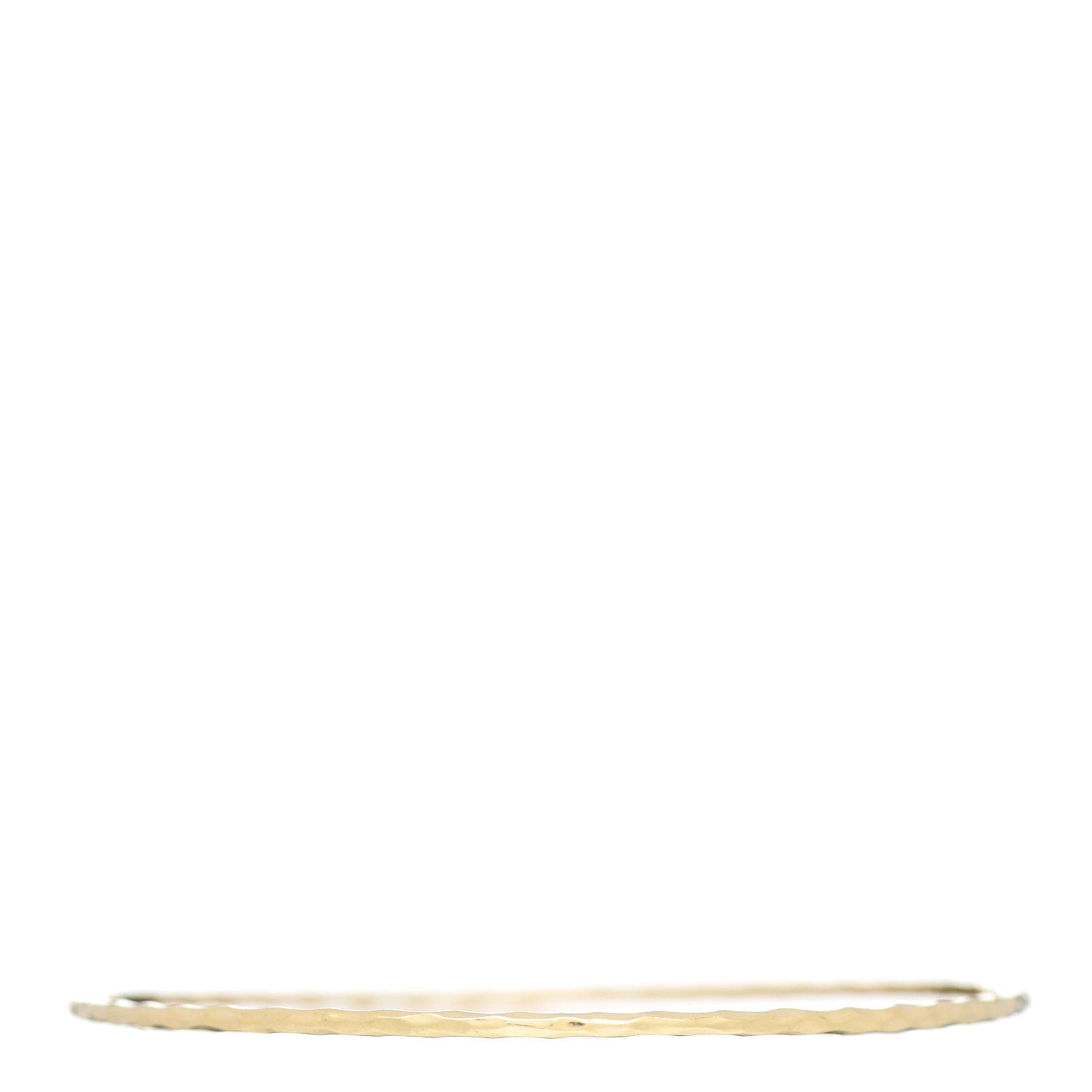 Tiffany 18K Yellow Gold Paloma Picasso Hammered Bangle Bracelet 1 of 3