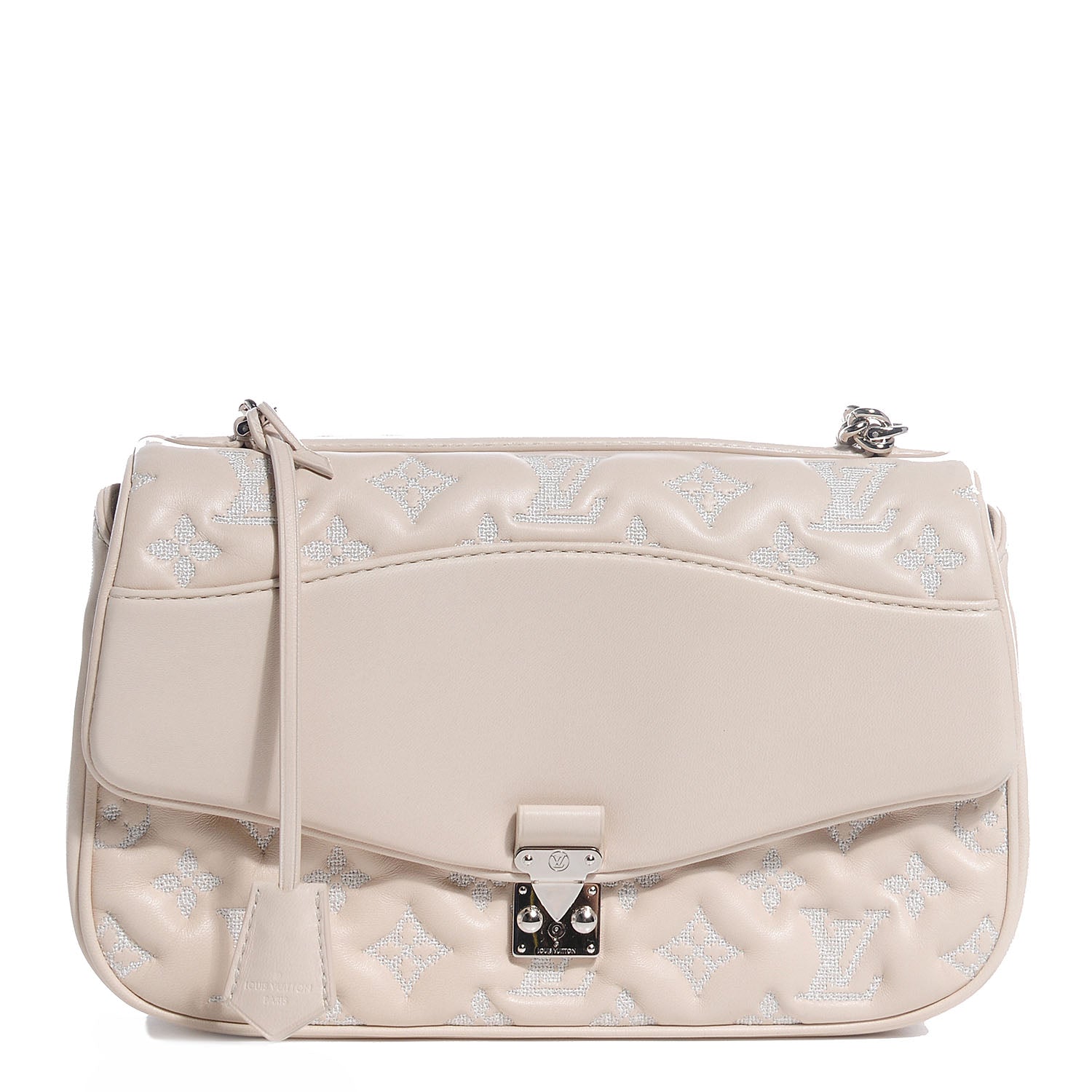 Louis Vuitton Lambskin Mama Broderie Pochette Ivory 1 of 7